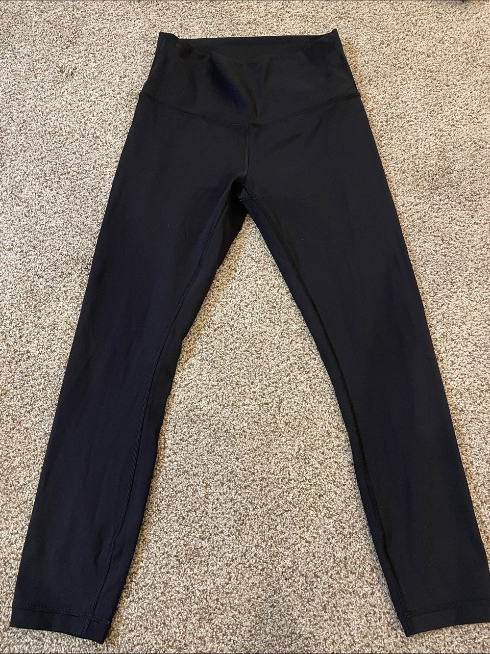 Lululemon Wunder Under High-Rise Crop 23" Black, Size 6
